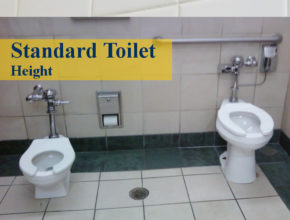 standard toilet height