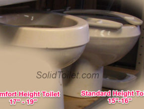 comfort height vs standard toilet